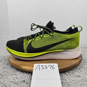 Nike Zoom Fly Flyknit Volt Black 2019 Athletic Running Shoe Mens 13 BV6103-002